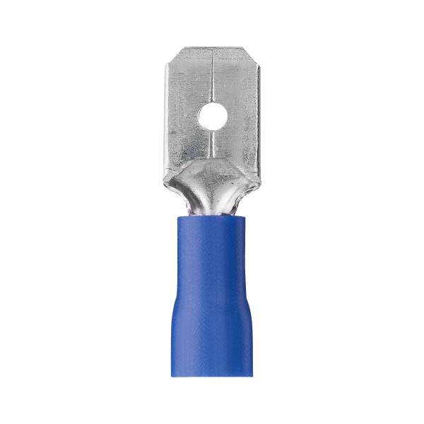 Sachet de 10 clips mâle pre-isolé Debflex bleu dim 6,3x0,8mm