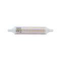 Crayon led 115mm smd verre transparent r7s 10w 3000k 820lm