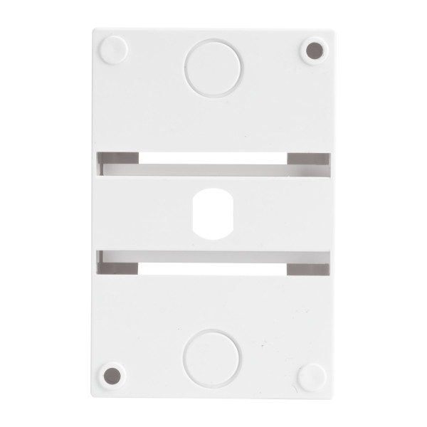 Tableau électrique Blanc 1 Rail 4 Modules DEBFLEX 130 x 84 x 63 mm