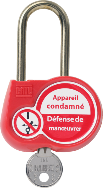 Cadenas de condamnation 50mm clé identique 111 - Catu - AL230111 Cadenas de condamnation 50mm clé identique 111 - Catu - AL230111